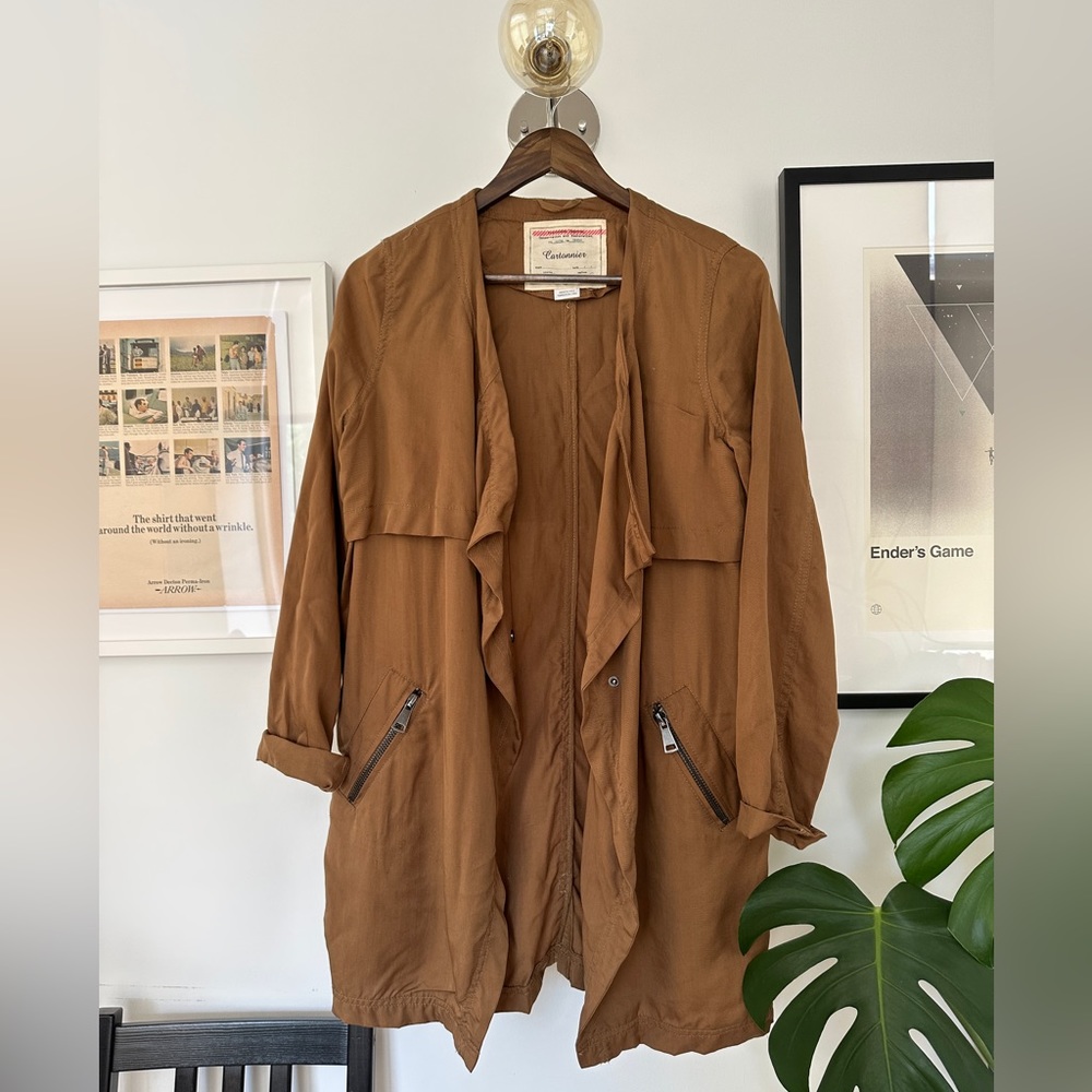 Anthropologie Toffee colored trench coat